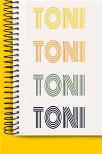 Name TONI A beautiful personalized