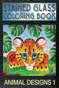 Animal Designs 1 Stained Glass Coloring Book