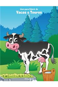 Livro para Colorir de Vacas e Touros 1
