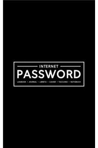 Internet Password Logbook - Journal - Libreta - Cahier - Taccuino - Notizbuch