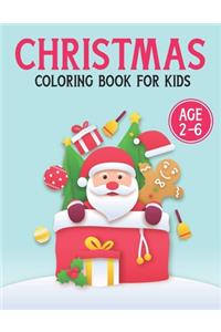 Christmas Coloring Book For Kids Age 2-6
