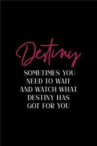 Destiny Sometimes You Need To Wait And Watch What Destiny Has Got For You