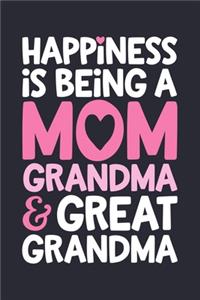 Happiness Is Being a Mom Grandma and Great Grandma