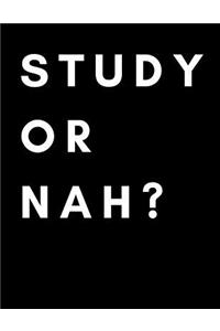 Study or Nah?