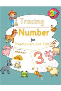number tracing for preschoolers and kids