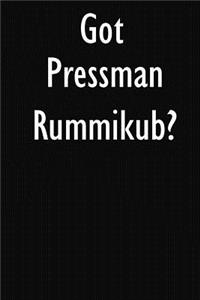 Got Pressman Rummikub?