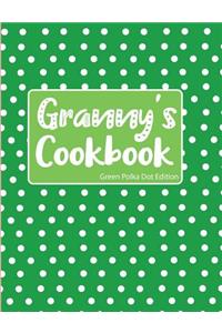 Granny's Cookbook Green Polka Dot Edition