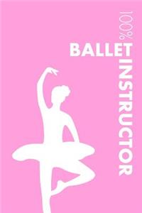 Ballet Instructor Notebook