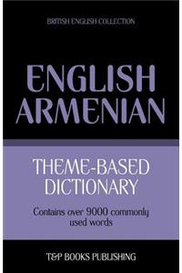 Theme-based dictionary British English-Armenian - 9000 words