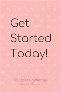 100 Days Food & Exercise Planner Journal