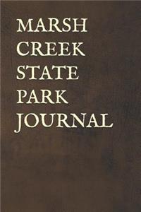 Marsh Creek State Park Journal