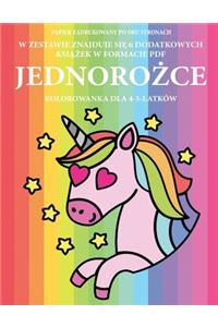 Kolorowanka dla 4-5-latków (Jednorożce)
