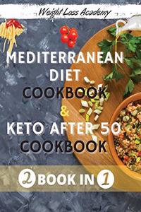 Mediterranean Diet Cookbook For Beginners 2021 And The Ultimate Keto Guide for Beginners after 50: -2 BOOKS IN 1- 120+ Quick & Easy Delicious Recipes to Build Habits of Health - Change your Eating Lifestyle with 16 Weeks Smart Meal Plan! -2021 Edi