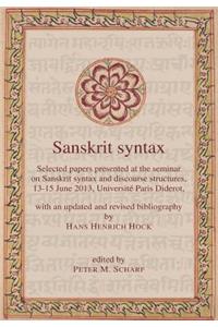 Sanskrit syntax