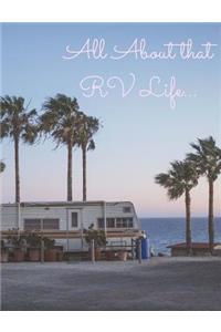 RV Lifestyle Lined Journal