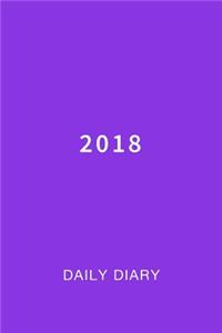 2018 Daily Diary (Violet)