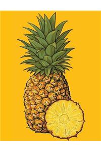 2017, 2018, 2019 Weekly Planner Calendar - 70 Week - Pineapple