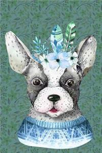 Journal Notebook For Dog Lovers Cute Boho Dog 4