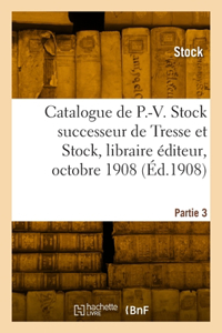 Catalogue analytique de pièces de théâtre classées de P.-V. Stock