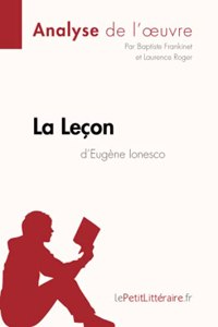 Leçon d'Eugène Ionesco (Analyse de l'oeuvre)