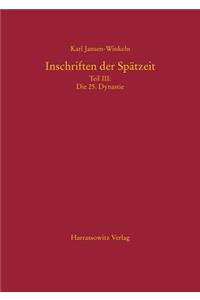 Inschriften Der Spatzeit