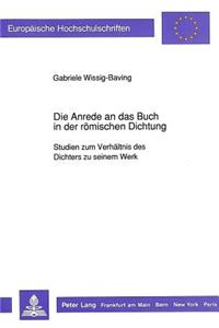 Die Anrede an Das Buch in Der Roemischen Dichtung