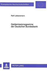 Geldemissionsgewinne der Deutschen Bundesbank