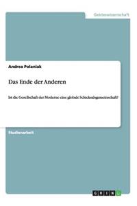 Das Ende der Anderen