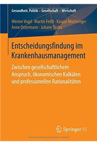 Entscheidungsfindung Im Krankenhausmanagement