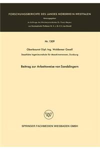 Beitrag Zur Arbeitsweise Von Sandslingern