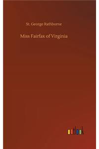 Miss Fairfax of Virginia