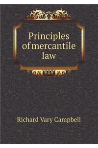 Principles of Mercantile Law