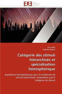 Catégorie Des Stimuli Hiérarchisés Et Spécialisation Hémisphérique