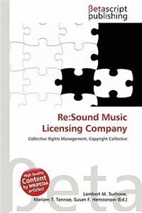 Re: Sound Music Licensing Company
