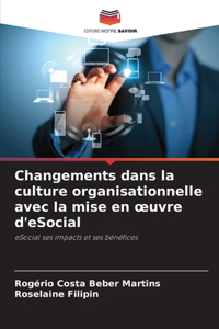 Changements dans la culture organisationnelle avec la mise en oeuvre d'eSocial