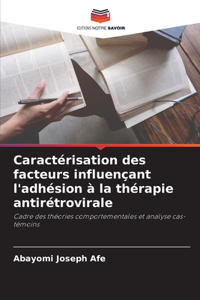 Caractérisation des facteurs influençant l'adhésion à la thérapie antirétrovirale