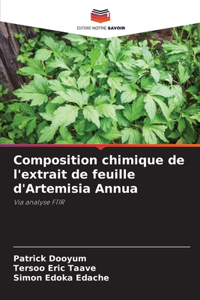 Composition chimique de l'extrait de feuille d'Artemisia Annua