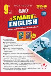 SURA`S 9th Standard SMART English Full Year Guide 2025-26 Latest Updated Edition