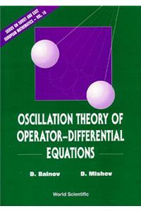 Oscillation Theory of Operator-Differential Equations