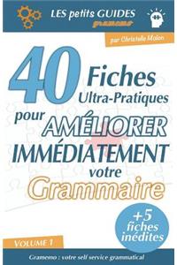 Gramemo - 40 fiches ultra-pratiques pour améliorer immédiatement votre grammaire