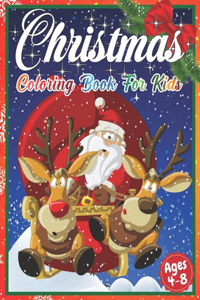 Christmas Coloring Book for Kids Ages 4-8