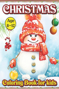 Christmas Coloring Book For Kids Age 8-12