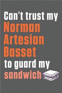Can't trust my Norman Artesian Basset to guard my sandwich