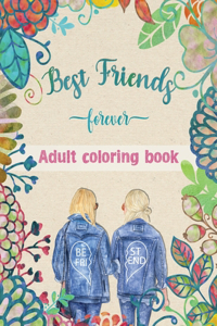 Best Friends Adult Coloring Book