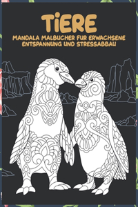 Mandala Malbücher für Erwachsene - Entspannung und Stressabbau - Tiere
