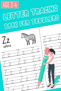 Letter tracing book for toddlers Age 2-4