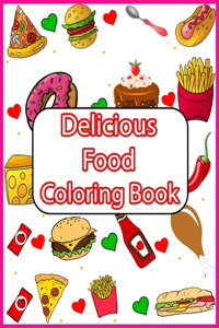 Delicious Food Coloring Book