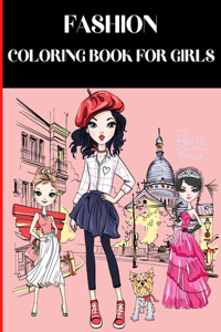 Fashion Coloring Book For Girls