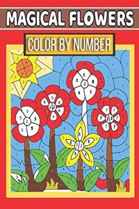 Magical Flowers Color By Number