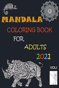 Mandala coloring book for adults 2021